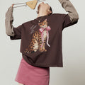 Leopard Cat Graphic Tee & Skirt — product image 1: SKU 属性图_01