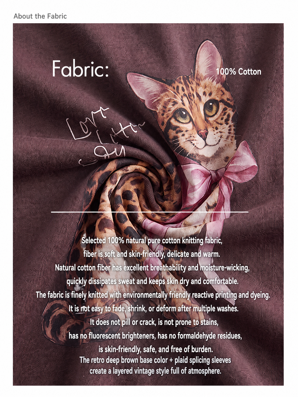 Leopard Cat Graphic Tee & Skirt — product image 12: A04