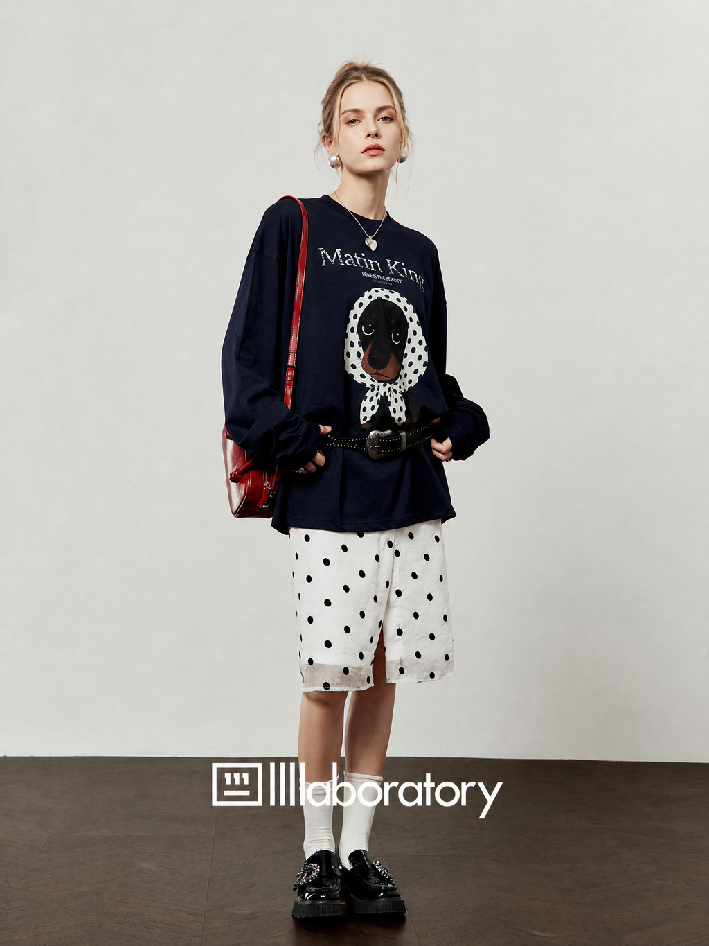 French Morning Navy Tee & Skirt — product image 7: A02