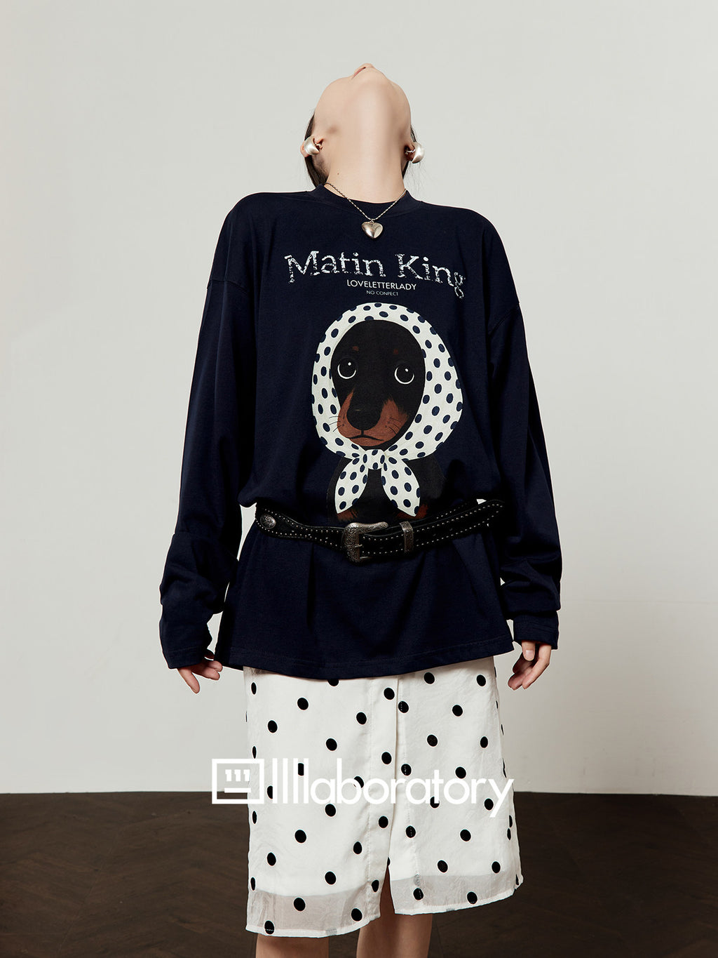 French Morning Navy Tee & Skirt — product image 9: 描述图_03