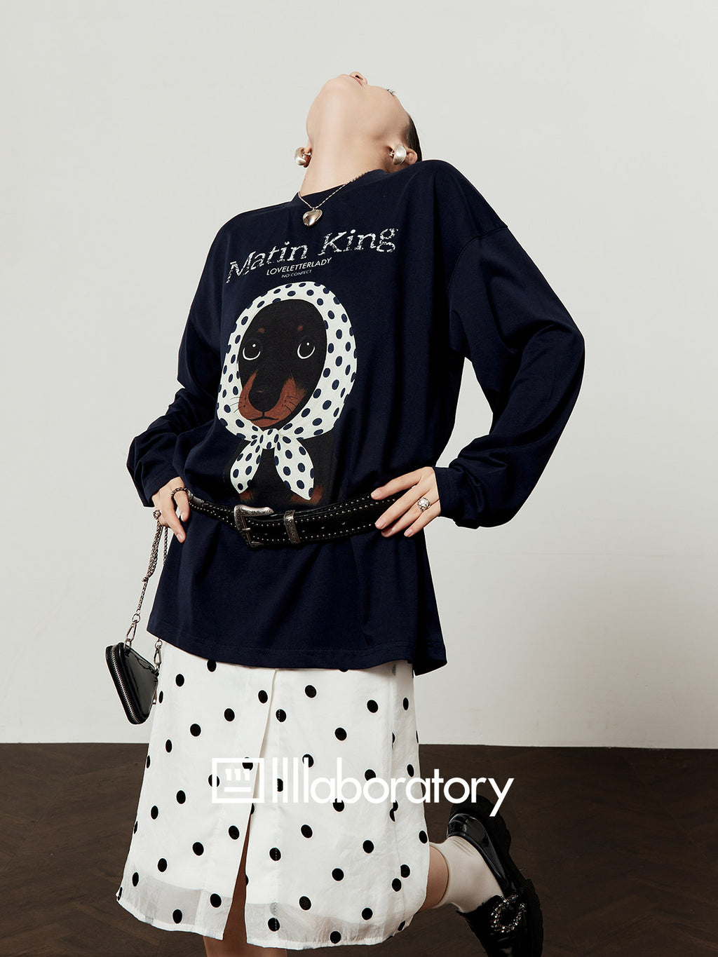 French Morning Navy Tee & Skirt — product image 11: 描述图_09