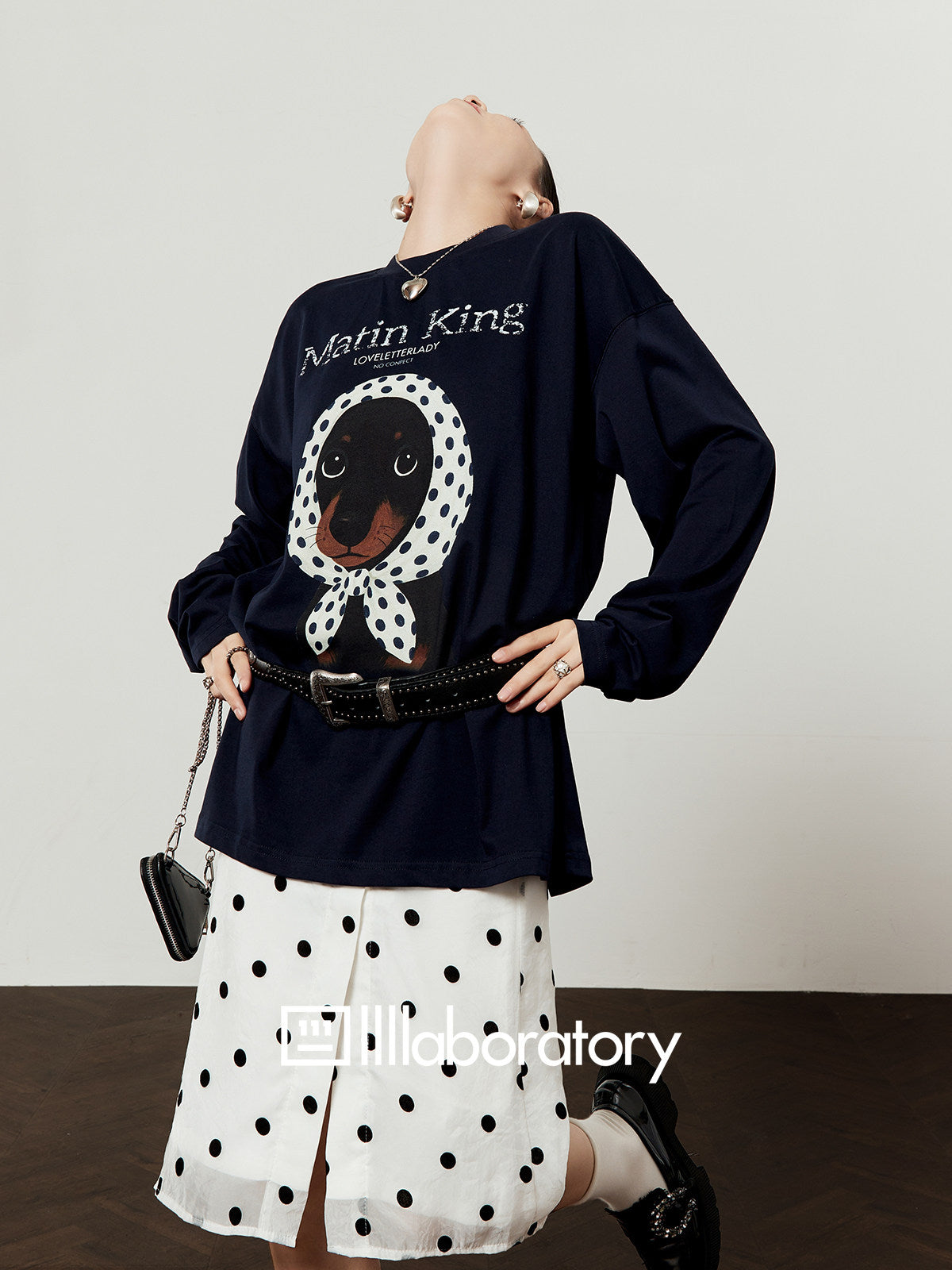 French Morning Navy Tee & Skirt — product image 11: 描述图_09