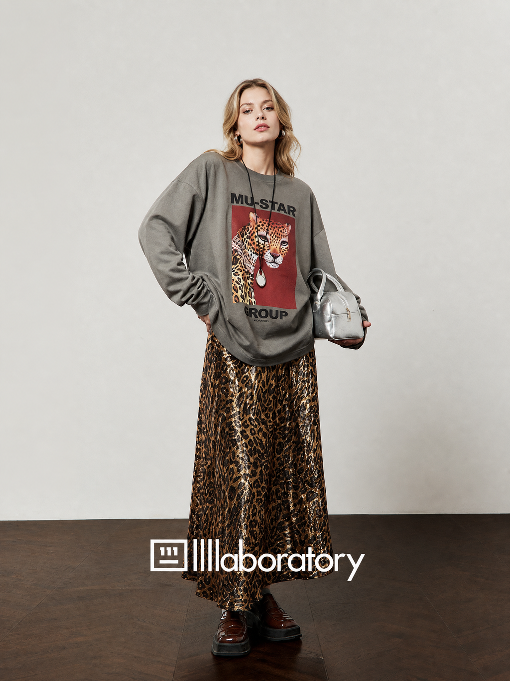 Diamond Leopard Heart Long-Sleeve Tee — product image 9: A02