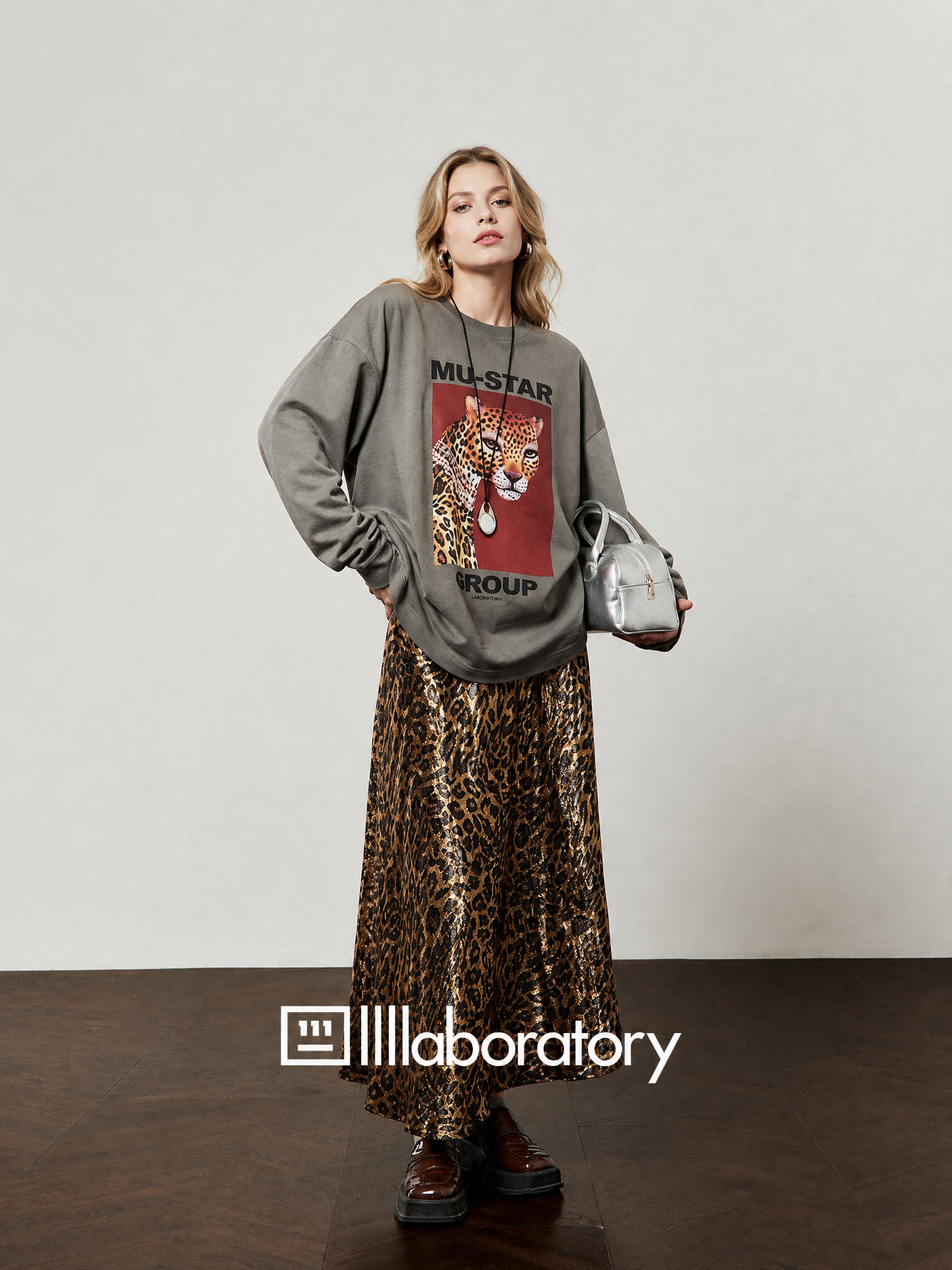 Diamond Leopard Heart Long-Sleeve Tee — product image 9: A02