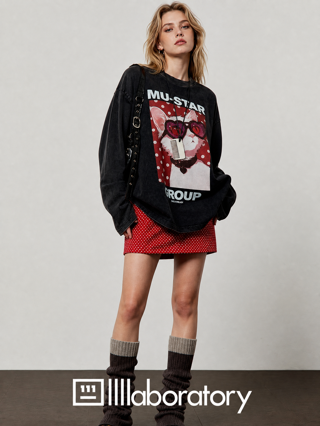 Cool Cat Diary Tee & Skirt — product image 4: A09
