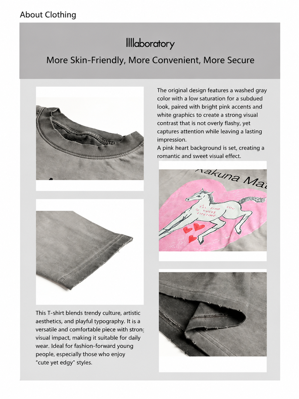 Fairy Horse Heart Tee & Skirt — product image 9: A02