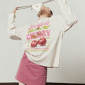 Cherry Pictorial Pink Tee & Skirt — product image 1: SKU 属性图_01