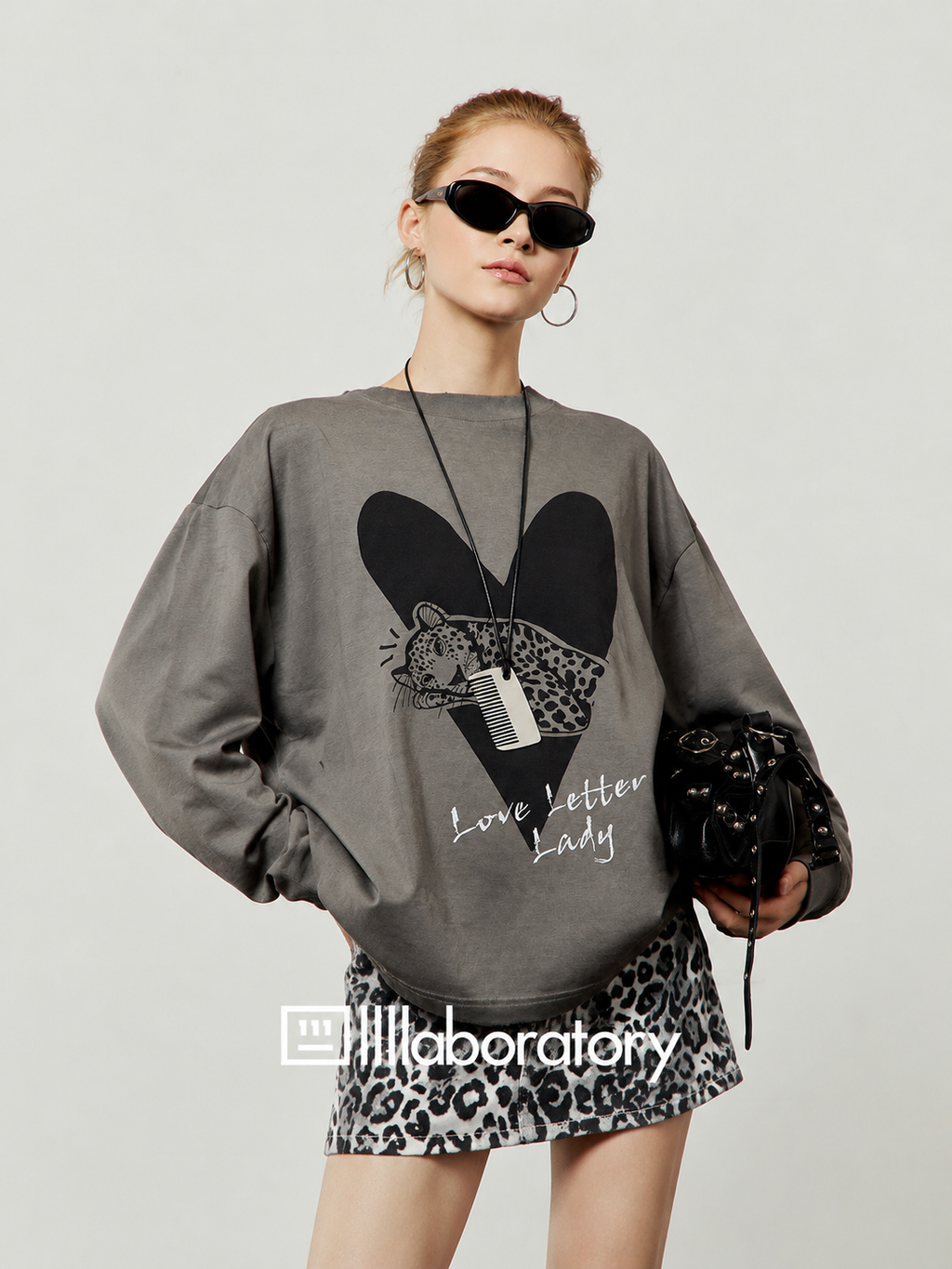 Leopard Love Heart Tee & Skirt — product image 7: A02