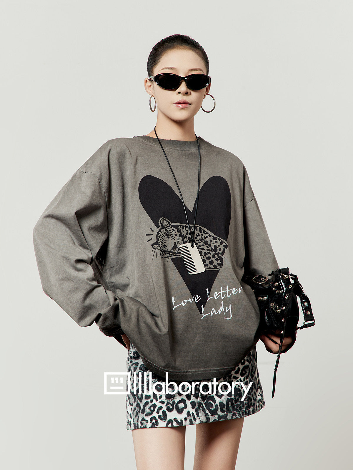 Leopard Love Heart Tee & Skirt — product image 9: 描述图_06